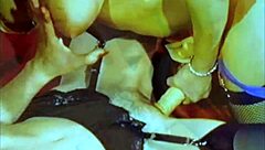 craving some vintage lesbian action with hairy retro toys?