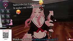 Kanako tries to talk but chat wants her to squirt