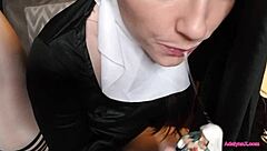 Is this nun ready for some anal fun?