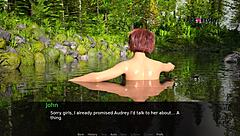 In Dusklight Manor, Jhon Enjoys Audrey And Lizzie, Then Takes Audrey In The River.