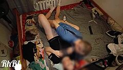 Red-Haired Girl In Socks Reaches Orgasm In Missionary Position With Her Legs Up