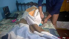 Waking Up My Best Friend for Hard Anal Fuck with Creampie