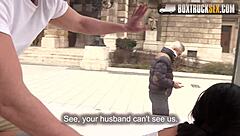 Hot Vicky Loves Fucking the Masseur While Her Husband Waits Outside