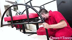 I can’t believe petite trans teen Lanah Frias took bareback in tight butt