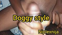 mature black babe bent over for doggystyle sex 😍