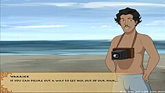 In four elements trainer book 5, opal shows off her big busty figure in this love part