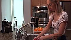 Rare Beauty With Pierced Pussy Gets Fucked Sensually In Studio