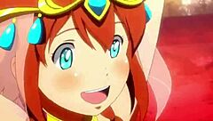 Anime MILF Spies Erotic Blowjob and Pussy Play