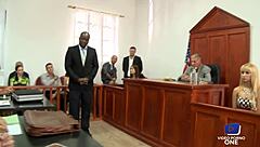 French Blondes Get Anal Fucked In Court Orgy Party