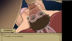 Young Bunny Girl THROAT FUCKED By Old Man In Witch Hunter