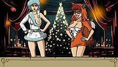 Young Bunny Girl THROAT FUCKED By Old Man In Witch Hunter