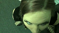 Astrid Star Gives Jack Blaque Intense BTS Blowjob!