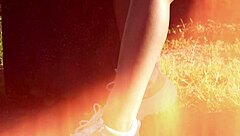 Tanned teen with tattoos bouncing on her date's hard cock for the camera 😍