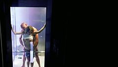 Skinny Italian slut gets cum in mouth during wild outdoor sex caught on drone