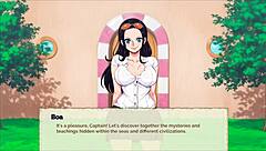 Lusty buccaneers parody hentai game ep 1: nami boldly exposes her naked body at night