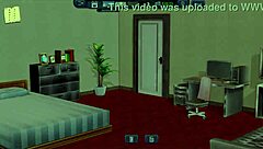 hey, playing harem hotel game in a hotel room