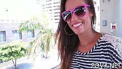 Sexy Kelsi Monroe sucks cock and fucks in this teen couple scene.