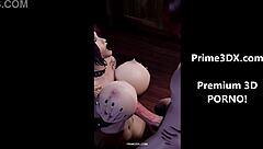 Curvy Mature Femdom Dominates Group With Monster Cock, Big Tits, And Cumshot In 3D Compilation.