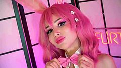 dude, check this easter bunny slut fisting her ass for creampie