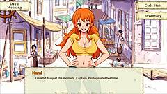 Lusty buccaneers parody hentai game ep 1: nami boldly exposes her naked body at night