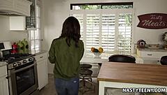 Slutty Teen Lily Jordan Blowjobs And Fucks Boyfriend's Friend With Monster Cock