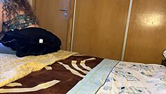 Cuckold Watches Shaved Pussy Fucking