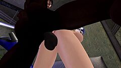 Second Life Black Man Pounds Batwoman With Monster Cock!