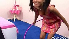 Skinny pornstar Lela Star engages in hardcore sex with blowjob and facial