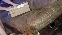 Pov handjob from clothed German redhead whore