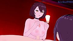 hindenburg, baltimore, ready for intense sex in azur lane hentai?