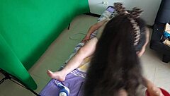 Intense cum preview at massage parlor featuring agarabas and olpr