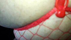 i tie her up n fuck her with fishnet stockings, so hot