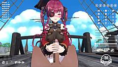 Horny captain fucks big breasted teen with monster cock in 3d episode 1