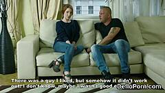 Hey, can you believe this innocent girl spreading wide for her first time?