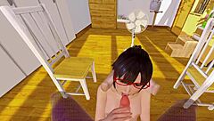 She Sucked Me Off in Virtual Reality Hentai Anime