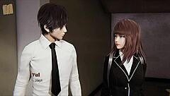 Petite teen's first anal fuck with older guy's big cock