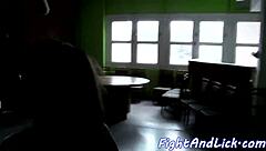 Muscular Dyke Feels Intense Pleasure As Pussy Is Licked After Wrestling Fight