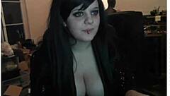 Sexy Girl's Tits Pierced in Emmo Girl Scene