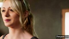 Cecelia Taylor licked and ridden roughly in spooning position