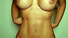 Briana Banderas Strips Lingerie