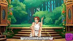 cupid explores intimate encounters with greek beauties in hentai.