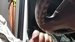 Can you resist this cock ring jerking session leading to explosive cum?