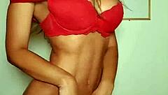 Briana Banderas Strips Lingerie