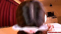 Nurse Sakura deepthroats and rides in hospital costume