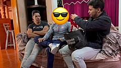 We undressed our straight model and he ended up sucking cock