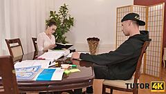 Tutor4k: The Sexy Czech Teacher's Hairy Beaver Lesson