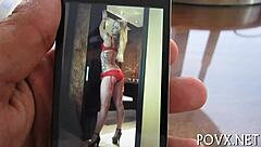 Petite teen deepthroats cock then fucks hard