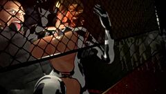 Anime Cow Girl Pounded Hard Against Cage