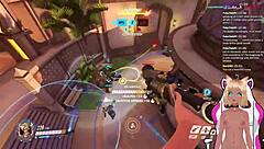 Vtuber Lewdneko Plays Overwatch And Gets Spanked Part 1