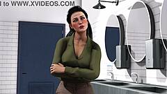 Baby Bump Oops in 3D Cartoon